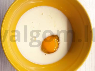 Vaniliniai pagaliukai su braškių džemu Žingsnis 1