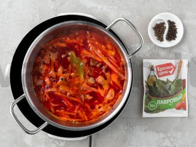 Klasikinis boršas su jautiena Žingsnis 13