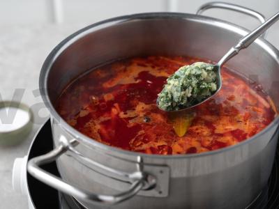 Klasikinis boršas su jautiena Žingsnis 14