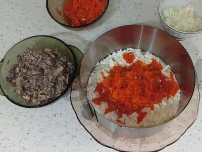 Salotas „Oro Mimoza“ Žingsnis 3