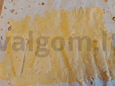 Kumpiai lavaše „Sotūs užkandis“ Žingsnis 5