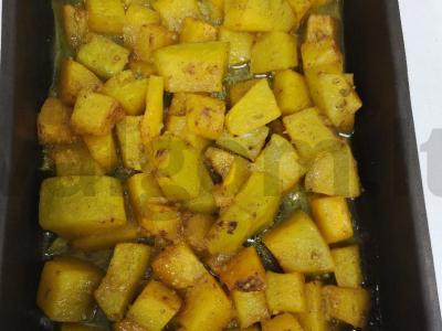 Aromatingai kepta moliūgų Žingsnis 6