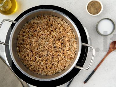 Sotūs salotas su moliūgu ir avinžirniais Žingsnis 2