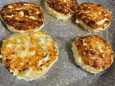 Sūrio blynai Žingsnis 6