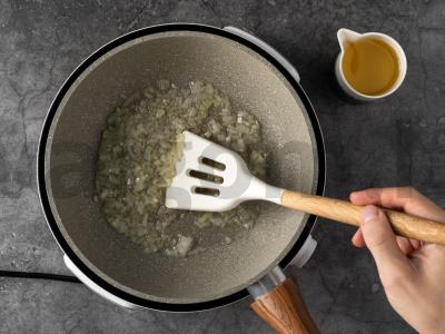 Kuskusas su jūros gėrybėmis ir daržovėmis Žingsnis 2