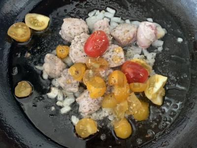 Bulguras su dešrelėmis ir kukurūzais Žingsnis 2