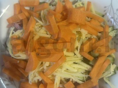 Salotas „Skanaus“ su rūkytomis dešromis Žingsnis 4