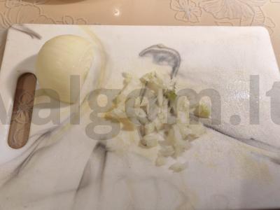 Pica „Gribų krepšelis“ Žingsnis 4