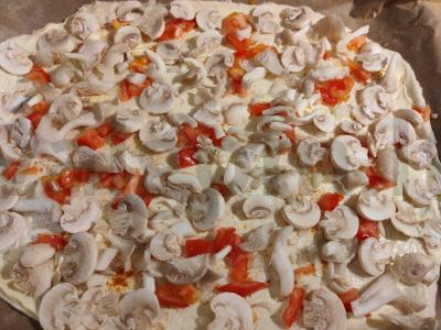 Pica „Gribų krepšelis“ Žingsnis 12