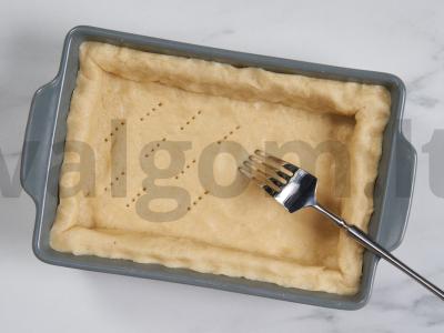 Kaip pagaminti bet kokį pyragą ant smėlio tešlos Žingsnis 3