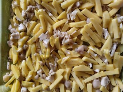 Kumpis, keptas orkaitėje su grybais Žingsnis 4