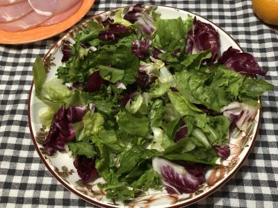 Salotos su mandarinų Žingsnis 1