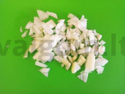 Pomidorų sriuba su mašu ir kiaušinių makaronais Žingsnis 1