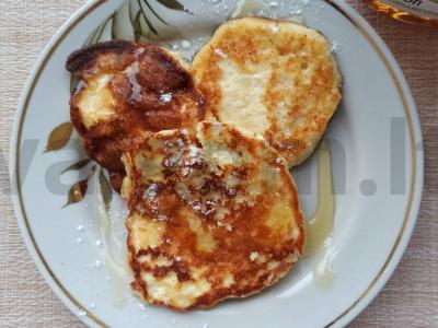 Varškės-migdolų sūreliai su topinambūrų sirupu Žingsnis 6