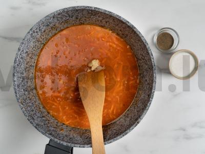 Padažas kotletams su pomidorų pasta Žingsnis 6