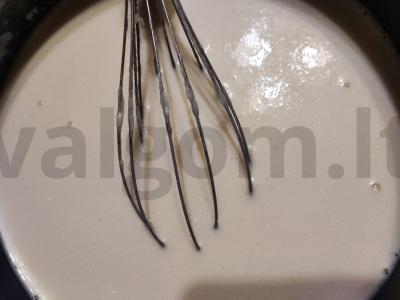 Ploni blynai su pienu Žingsnis 1