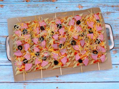 Makaronai su įdaru ant iešmelių Žingsnis 7