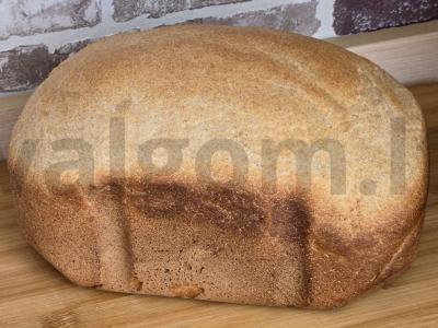 Ruginis-kvietinis duona pagrindine nuotrauka