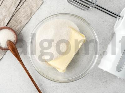 Šokoladinis keksiukas su grietine Žingsnis 2