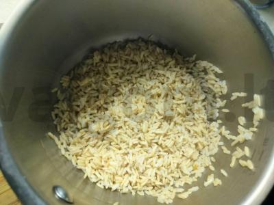 Koldūnai su rudaisiais ryžiais ir cukinija Žingsnis 1