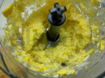 Koldūnai su rudaisiais ryžiais ir cukinija Žingsnis 2