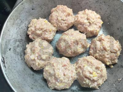 Koldūnai su rudaisiais ryžiais ir cukinija Žingsnis 4