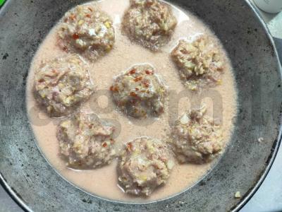 Koldūnai su rudaisiais ryžiais ir cukinija Žingsnis 5