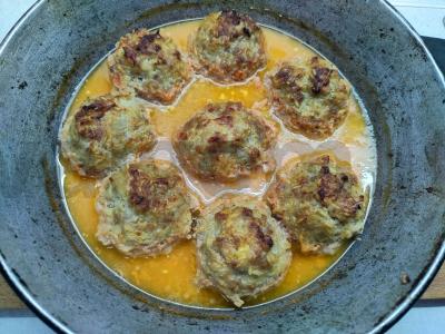 Koldūnai su rudaisiais ryžiais ir cukinija pagrindine nuotrauka