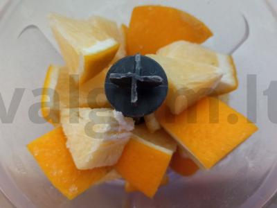 „Saulėtas“ limonadas iš apelsino Žingsnis 1