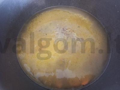 Makaronai su kalakutiena pagal kazachų receptą Žingsnis 5