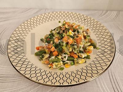 Vitaminų pusryčiai iš meksikietiškos mišinio pagrindine nuotrauka