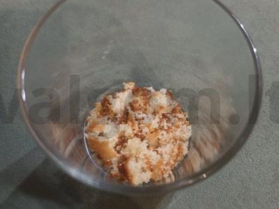 Triflis su kreminiu sūriu ir anakardžiais Žingsnis 1