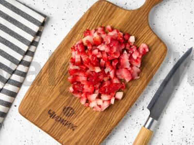 Patingėlių virtinukai su braškėmis Žingsnis 2