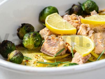 Kepta lašiša su daržovėmis Žingsnis 4