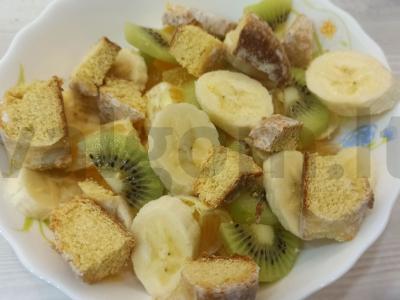 Vaisių desertas su klevo sirupu Žingsnis 4