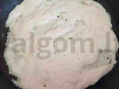 Purūs blynai su kefyru pusryčiams Žingsnis 6