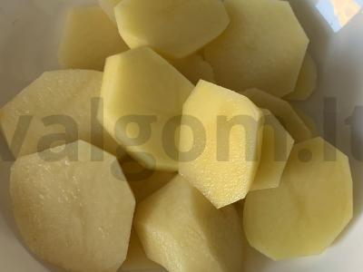 Kumpis orkaitėje su heku Žingsnis 1