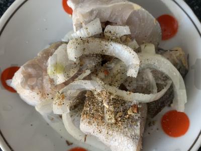 Kumpis orkaitėje su heku Žingsnis 3