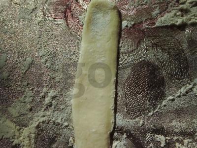 Krevetės sluoksniuotame tešloje Žingsnis 5