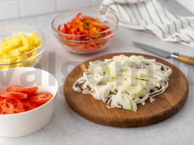 Avinienos hashlama su bulvėmis Žingsnis 1