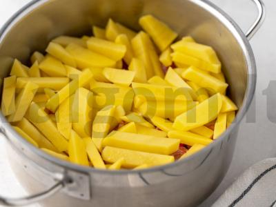 Avinienos hashlama su bulvėmis Žingsnis 4