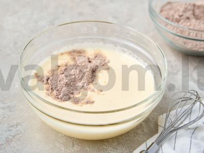 Vyšnių pyragas su varške Žingsnis 3