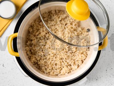 Vegetariškas ryžiai su avinžirniais Žingsnis 2