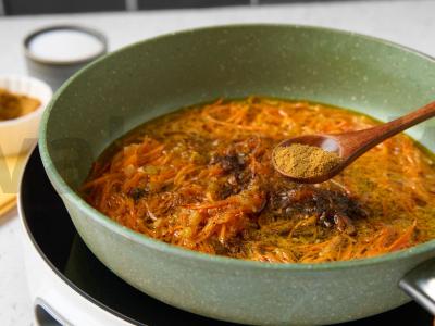 Vegetariškas ryžiai su avinžirniais Žingsnis 5