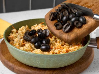 Vegetariškas ryžiai su avinžirniais Žingsnis 7