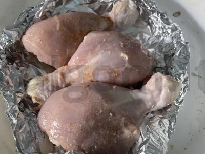 Vištienos blauzdelės „Bonjour“ Žingsnis 4