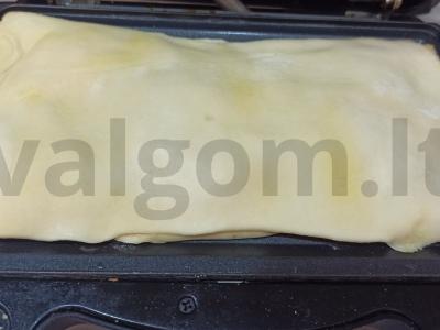 Sluoksniuotas pyragas su obuoliu Žingsnis 5