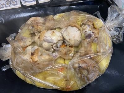 Vištiena su bulvėmis maiše Žingsnis 4