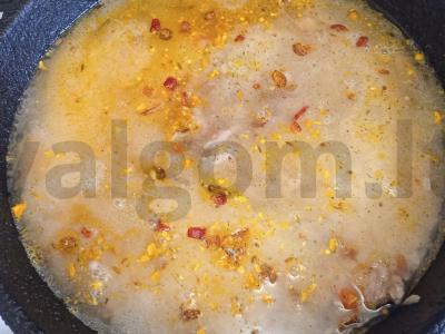 Plovas su kiaulienos faršu vakarienei Žingsnis 8