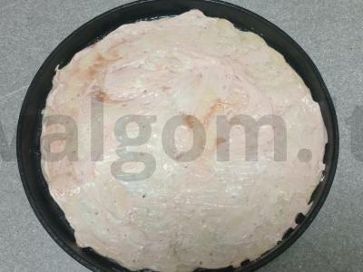 Pica su trimis sūrio rūšimis, kriauše ir kumpiu Žingsnis 3